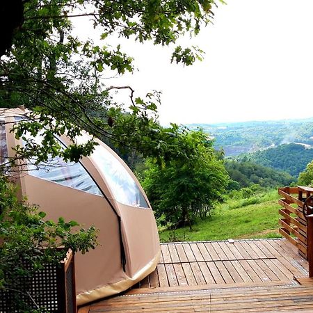 Le Mobil'Dome A Marie Hotel Cambounes Ngoại thất bức ảnh
